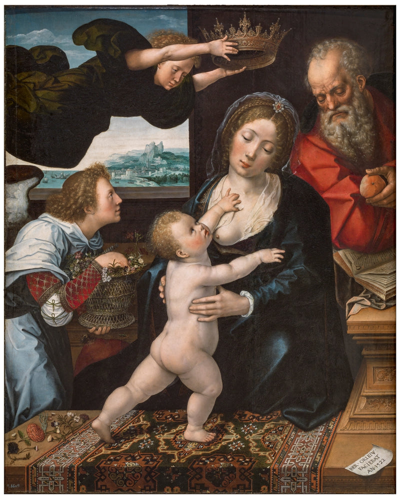 The Holy Family by Bernard Van Orley — Oil Painting Reproduction