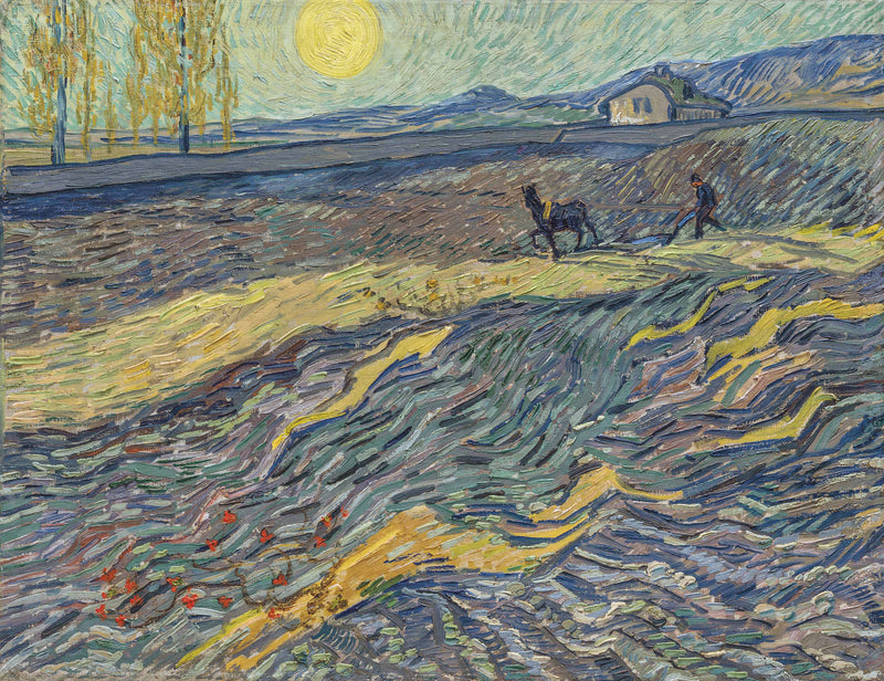 Laboureur dans un Champ by Vincent van Gogh — Oil Painting Reproduction