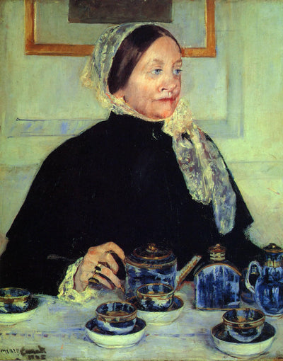 Lady at the Tea Table in study