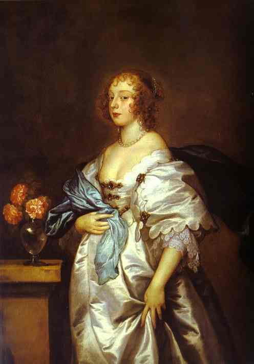 Lady Borlase by Anthony van Dyck — Oil Painting Reproduction