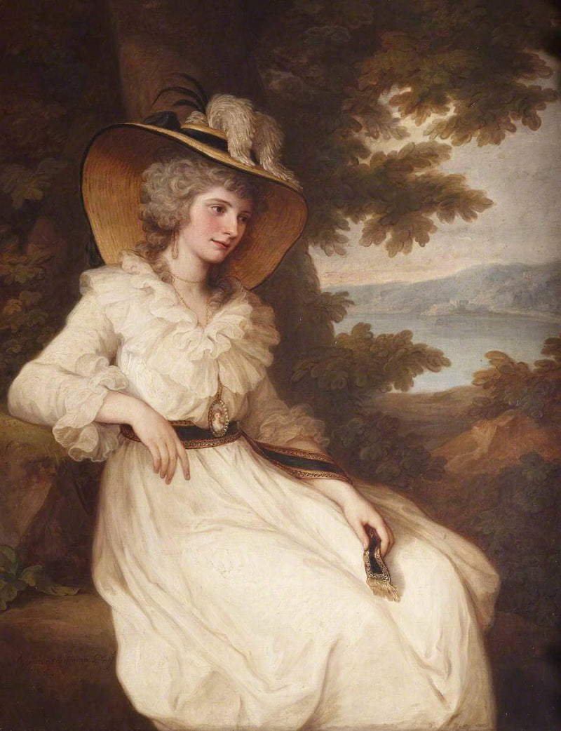 Lady Elizabeth Foster by Angelica Kauffman — Oil Painting Reproduction
