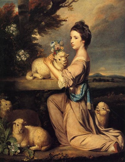 Lady Mary Leslie in modern living room