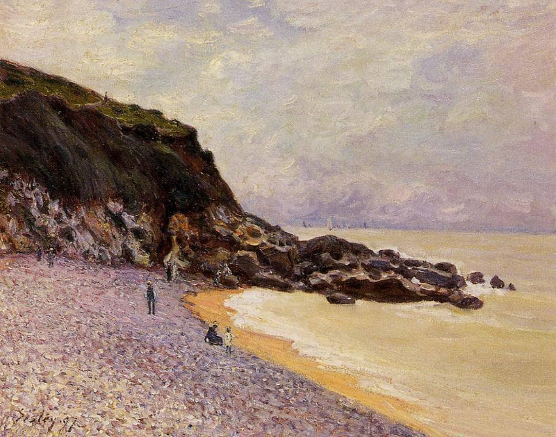 Lady s Cove before the Storm (Hastings) by Alfred Sisley — Oil Painting Reproduction