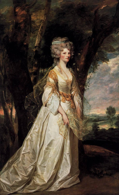 Lady Sunderlin in dining room