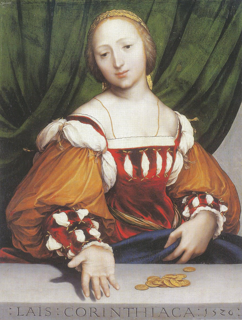 Lais Corinthiaca by Hans Holbein the Younger — Oil Painting Reproduction