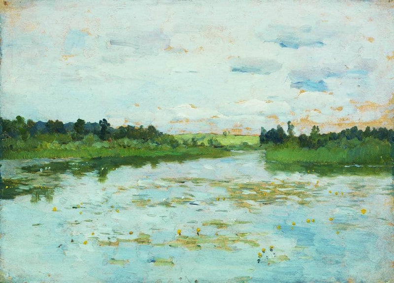 Lake by Isaac Levitan — Oil Painting Reproduction