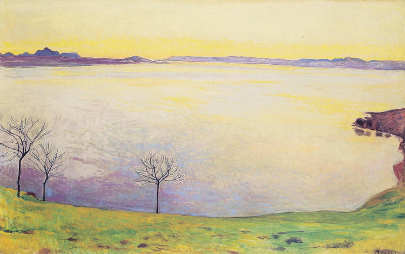 Lake Geneva in Chexbres by Ferdinand Hodler — Oil Painting Reproduction