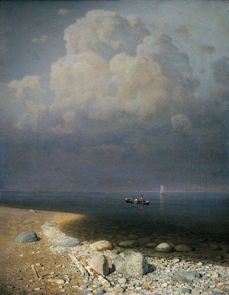 Lake Ladoga by Arkhyp Kuindzhi — Oil Painting Reproduction