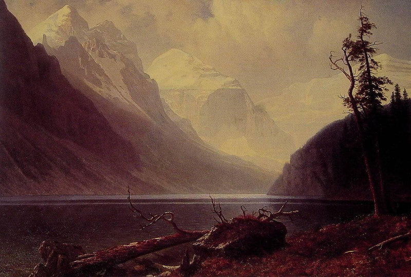 Lake Louise by Albert Bierstadt — Oil Painting Reproduction