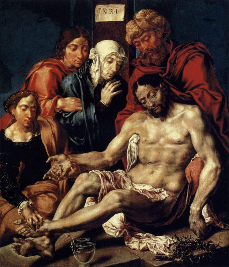 Lamentation of Christ by Maerten van Heemskerck — Oil Painting Reproduction