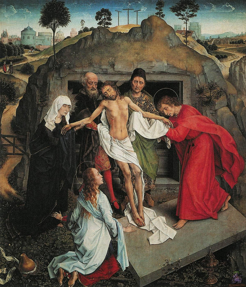 Lamentation of Christ by Rogier van der Weyden — Oil Painting Reproduction