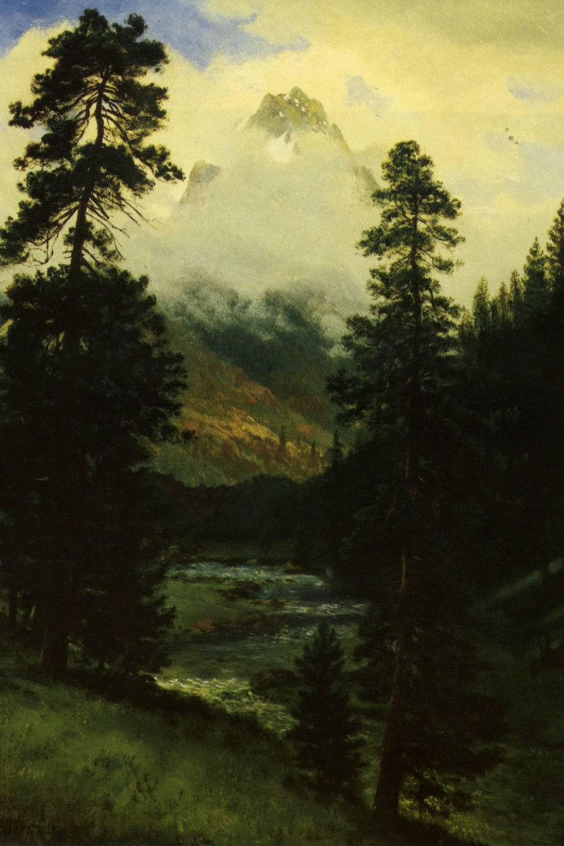 Landers Peak by Albert Bierstadt — Oil Painting Reproduction
