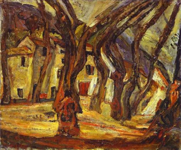 Landscape by Chaim Soutine — Oil Painting Reproduction