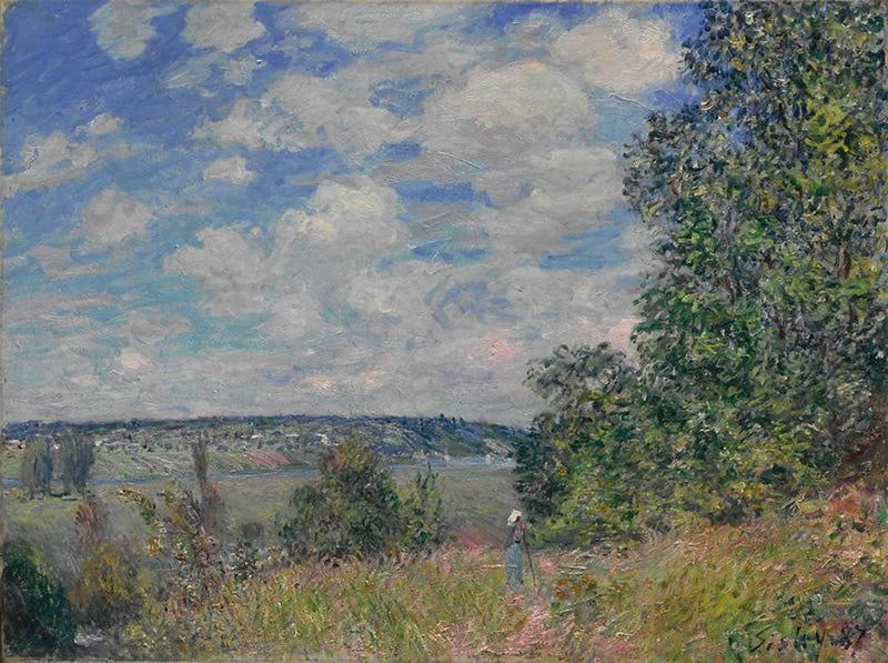 Landscape by Alfred Sisley — Oil Painting Reproduction