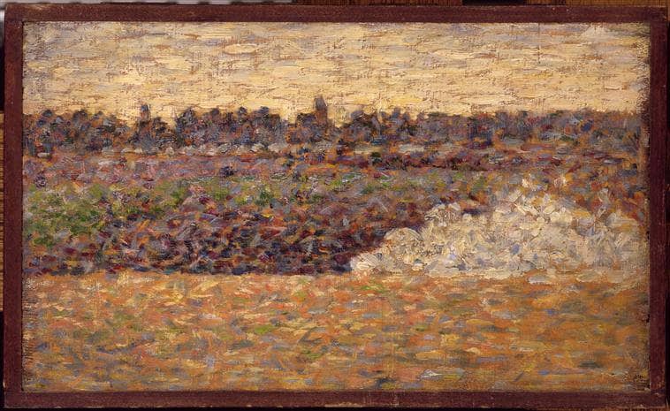 Landscape at Grandcamp by Georges Seurat — Oil Painting Reproduction