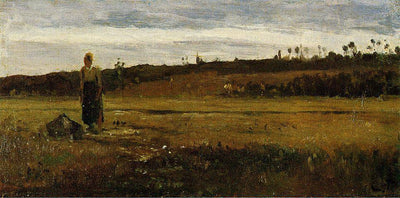 Landscape at Le Varenne Saint Hilaire in living room
