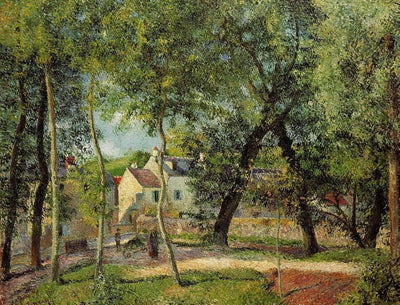 Landscape at Osny near watering in living room