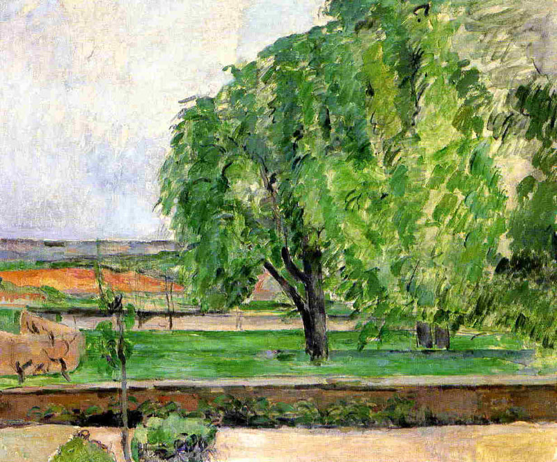 Landscape at the Jas de Bouffin by Paul Cezanne — Oil Painting Reproduction
