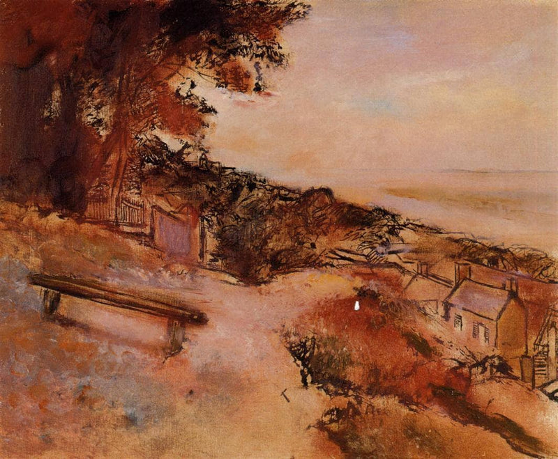 Landscape by the Sea by Edgar Degas — Oil Painting Reproduction