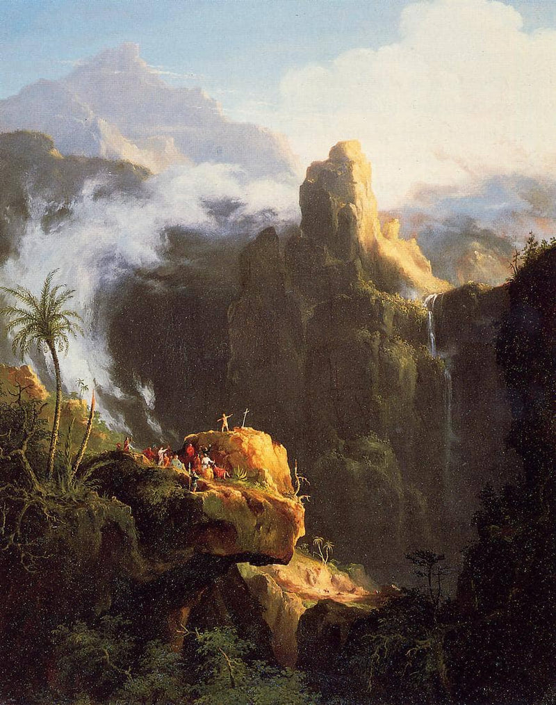 Landscape Composition. St John in the Wilderness by Thomas Cole — Oil Painting Reproduction