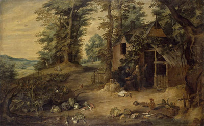 Landscape in entryway