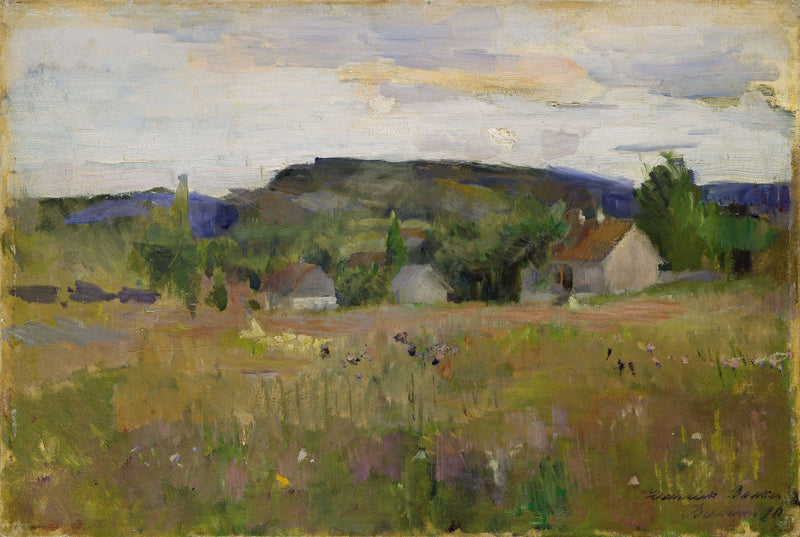 Landscape from Bærum by Harriet Backer — Oil Painting Reproduction