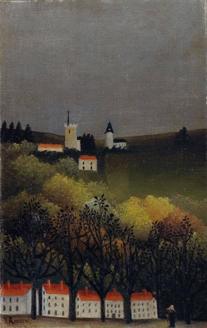 Landscape by Henri Rousseau — Oil Painting Reproduction