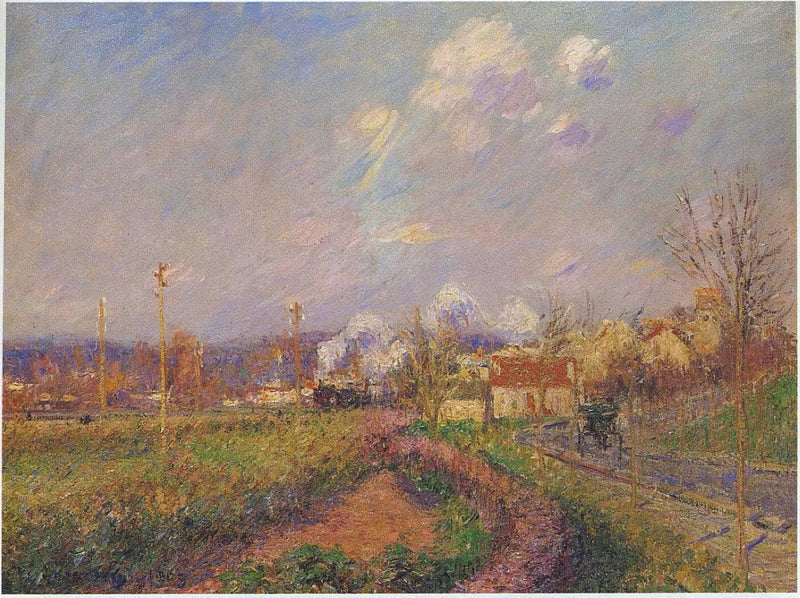 Landscape in Autumn by Gustave Loiseau — Oil Painting Reproduction