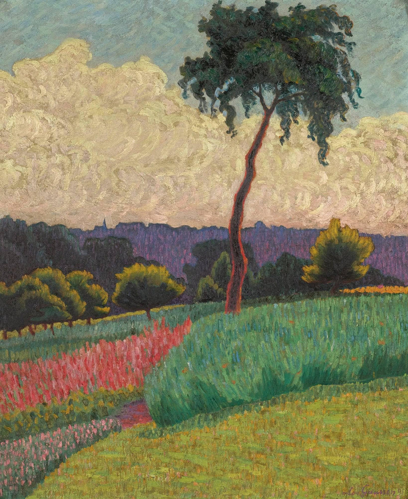 Landscape In Provence by Léo Gausson — Oil Painting Reproduction