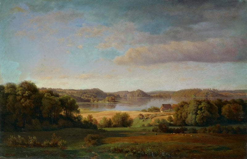 Landscape In Schleswig-Holstein by Louis Gurlitt — Oil Painting Reproduction