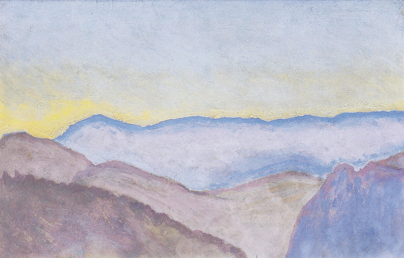 Landscape in Semmering with view of Rax by Koloman Moser — Oil Painting Reproduction