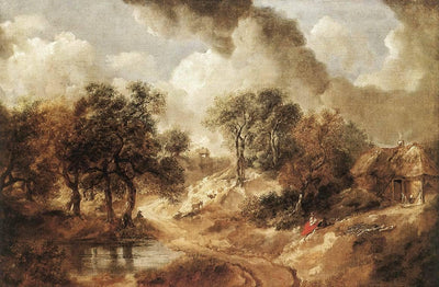 Landscape in Suffolk in home office
