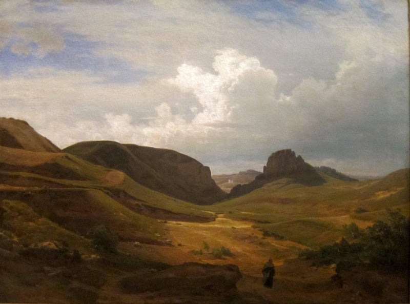 Landscape by Karl Lessing — Oil Painting Reproduction