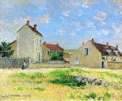 Landscape, near Auxerre in hallway