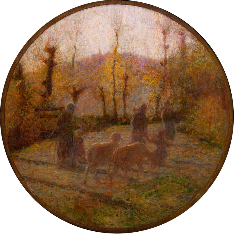 Landscape near Volpedo by Pellizza da Volpedo — Oil Painting Reproduction
