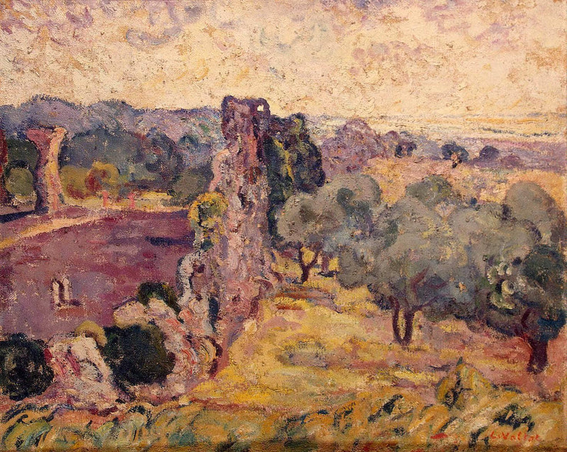 Landscape of the South of France by Louis Valtat — Oil Painting Reproduction