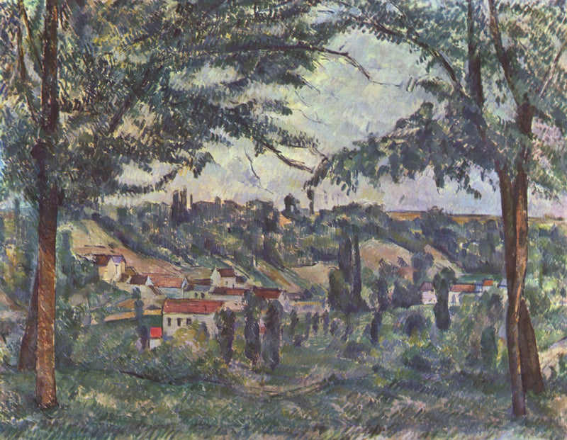 Landscape by Paul Cezanne — Oil Painting Reproduction