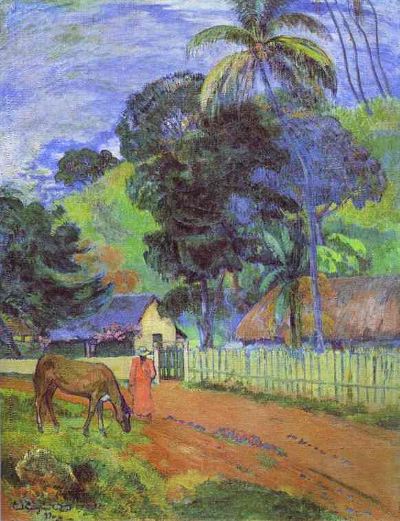 Landscape by Paul Gauguin — Oil Painting Reproduction
