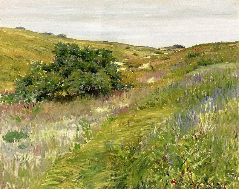 Landscape, Shinnecock Hills by William Merritt Chase — Oil Painting Reproduction