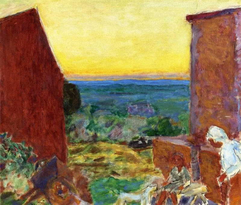Landscape, Sunset by Pierre Bonnard — Oil Painting Reproduction