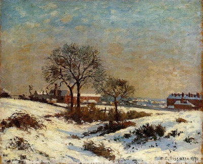 Landscape under Snow, Upper Norwood in living room