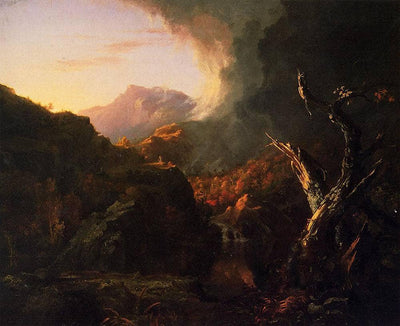 Landscape with Dead Tree in study