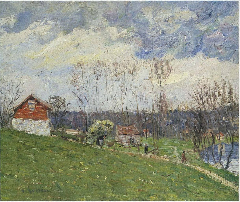Landscape with House by Gustave Loiseau — Oil Painting Reproduction