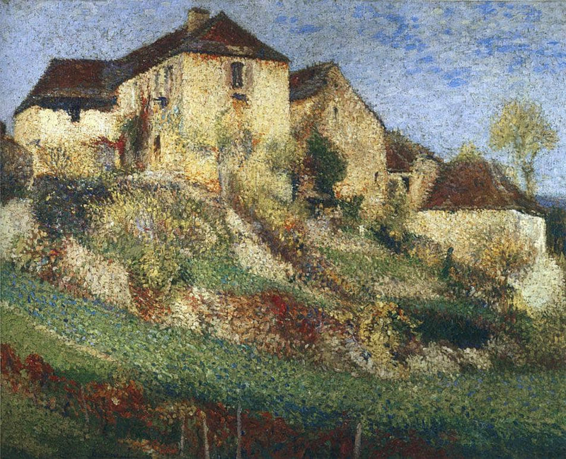 Landscape with House by Henri Martin — Oil Painting Reproduction