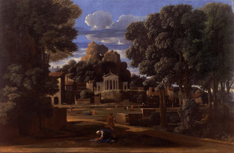 The Ashes of Phocion collected by his Widow by Nicolas Poussin — Oil Painting Reproduction