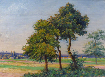 Landscape with Three Trees in dining room