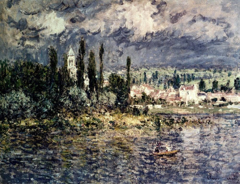 Landscape With Thunderstorm by Claude Monet — Oil Painting Reproduction