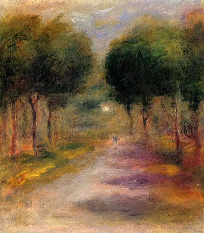 Landscape with Trees by Pierre-Auguste Renoir — Oil Painting Reproduction