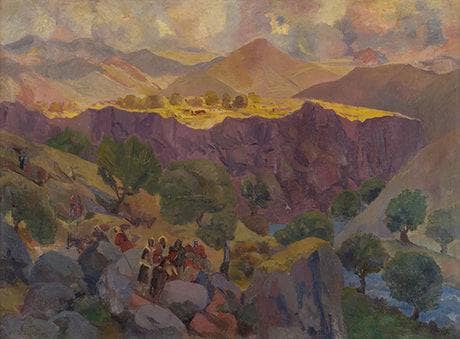 Landscape by Sedrak Arakelyan — Oil Painting Reproduction
