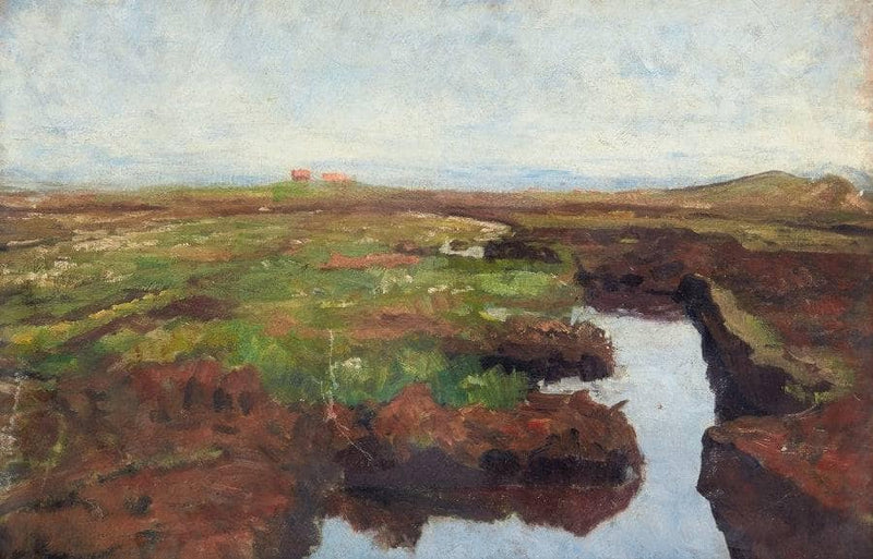 Landscape by Kitty Lange Kielland — Oil Painting Reproduction